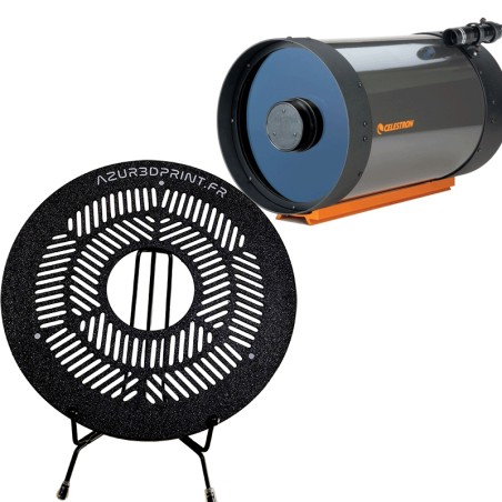 Masque Tri-Bahtinov 3D pour télescope Celestron C8