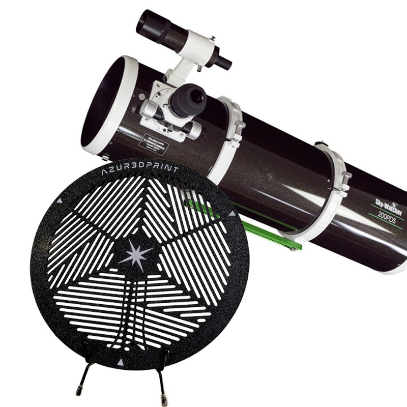 Tri-Bahtinov Newton 200 Sky-Watcher | Focus & Collimation