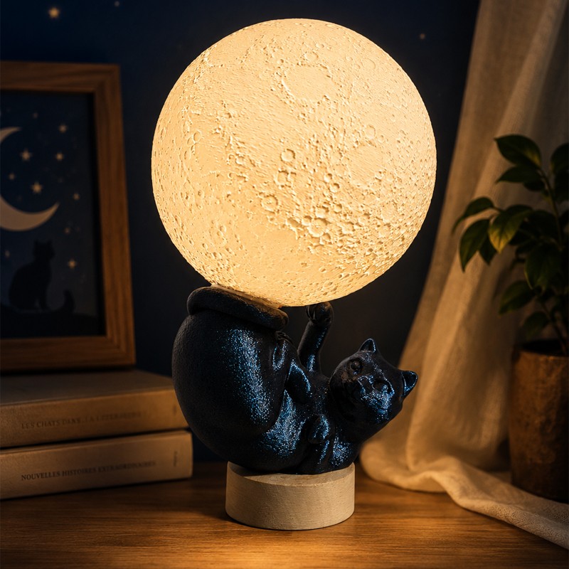 Lampe Lune — Le Gardien de la Lune