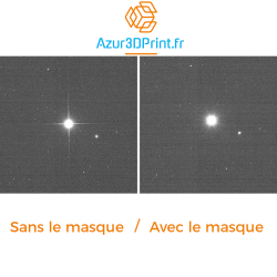 Carbon Diffraction Spikes Mask