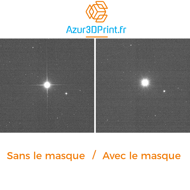 Diffractive Masks Anti-Diffraction Spikes Mask for Sky-Watcher